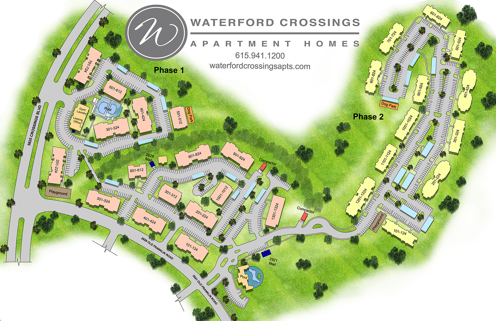 Waterford Crossings Community Map