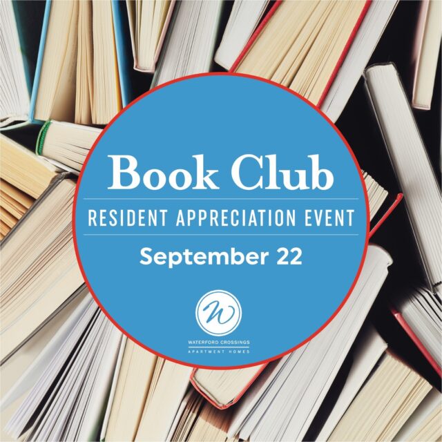 Find your next great read at Waterford Crossings! 📚

Residents are invited to stop by the leasing office and choose a complimentary book—or two! With bestsellers and beloved classics available, there’s something for every reader to enjoy.

It’s another resident appreciation event from your Waterford Crossings team. Stop by, browse the selections, and take home a new favorite!

#WaterfordCrossings #ResidentAppreciation #BookLovers #CommunityLife