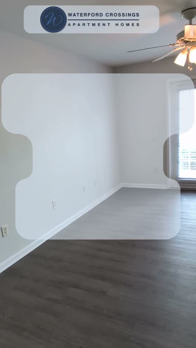 🎉It's floor plan Friday! 🥳 Meet the Galway, our homey 972 sqft 2 bed 1 bath apartment home!