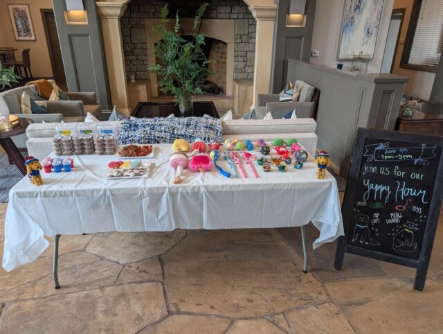 Yappy Hour!!! Stop by and get your furry friend a treat!!